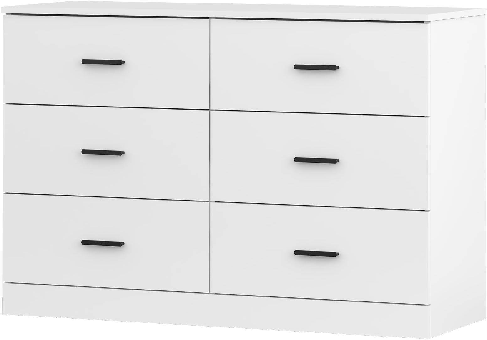 Amazon.com: Modern 6 Drawer Dresser for Bedroom, Wood Wide Chest of