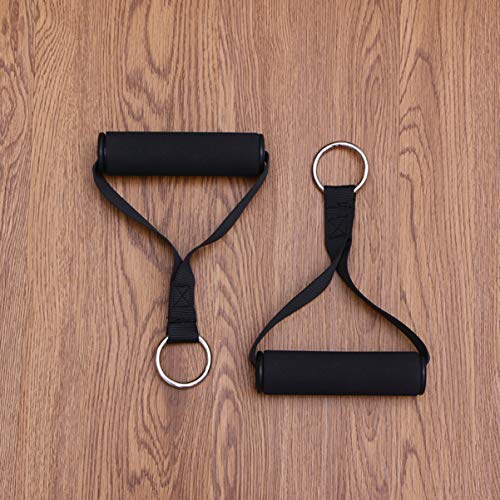 1 par de faixas de resistência BESPORTBLE, alças de espuma de substituição para máquinas de cabos, m