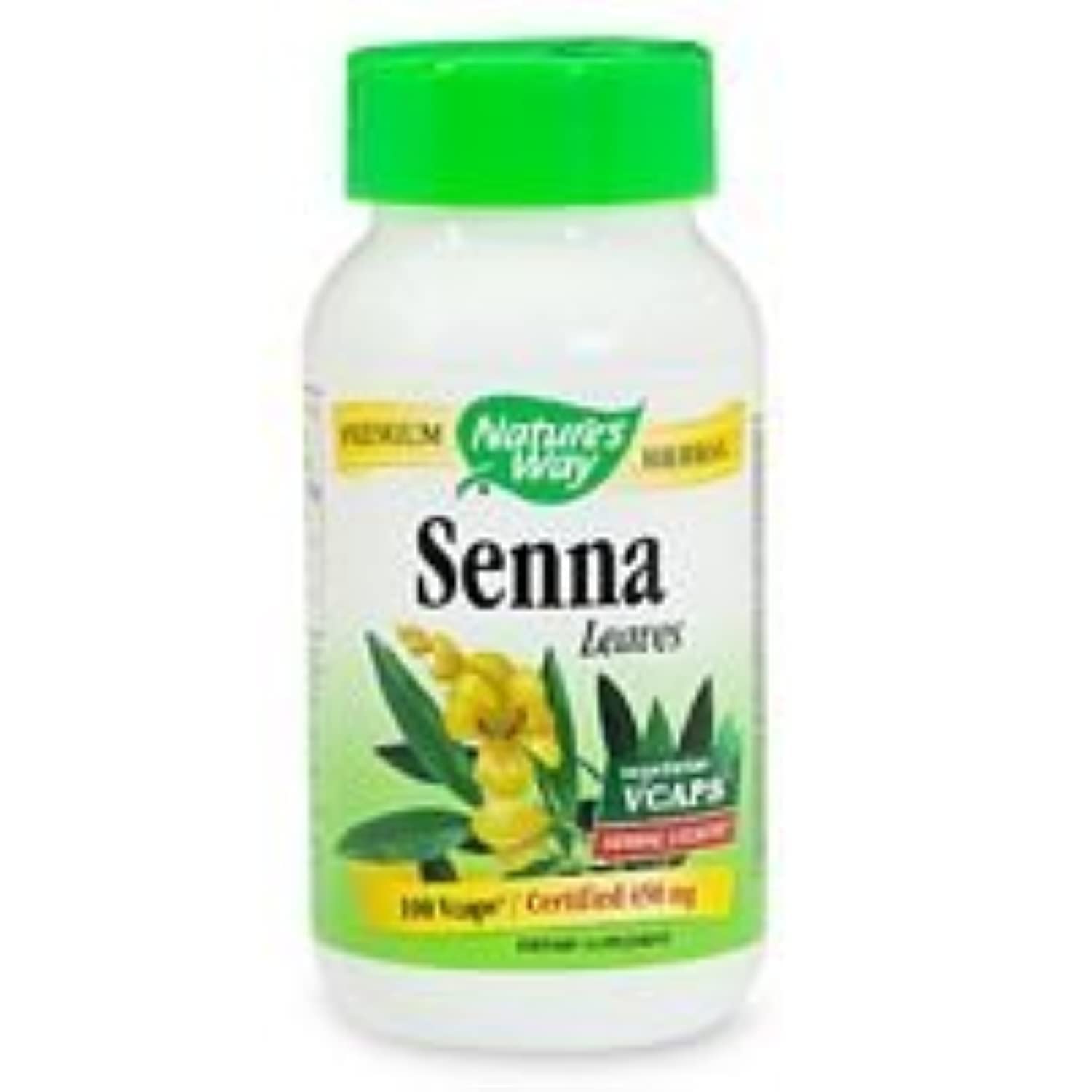 Nature's WaySenna Leaves, Vegetarian Capsules - 100 Pieces