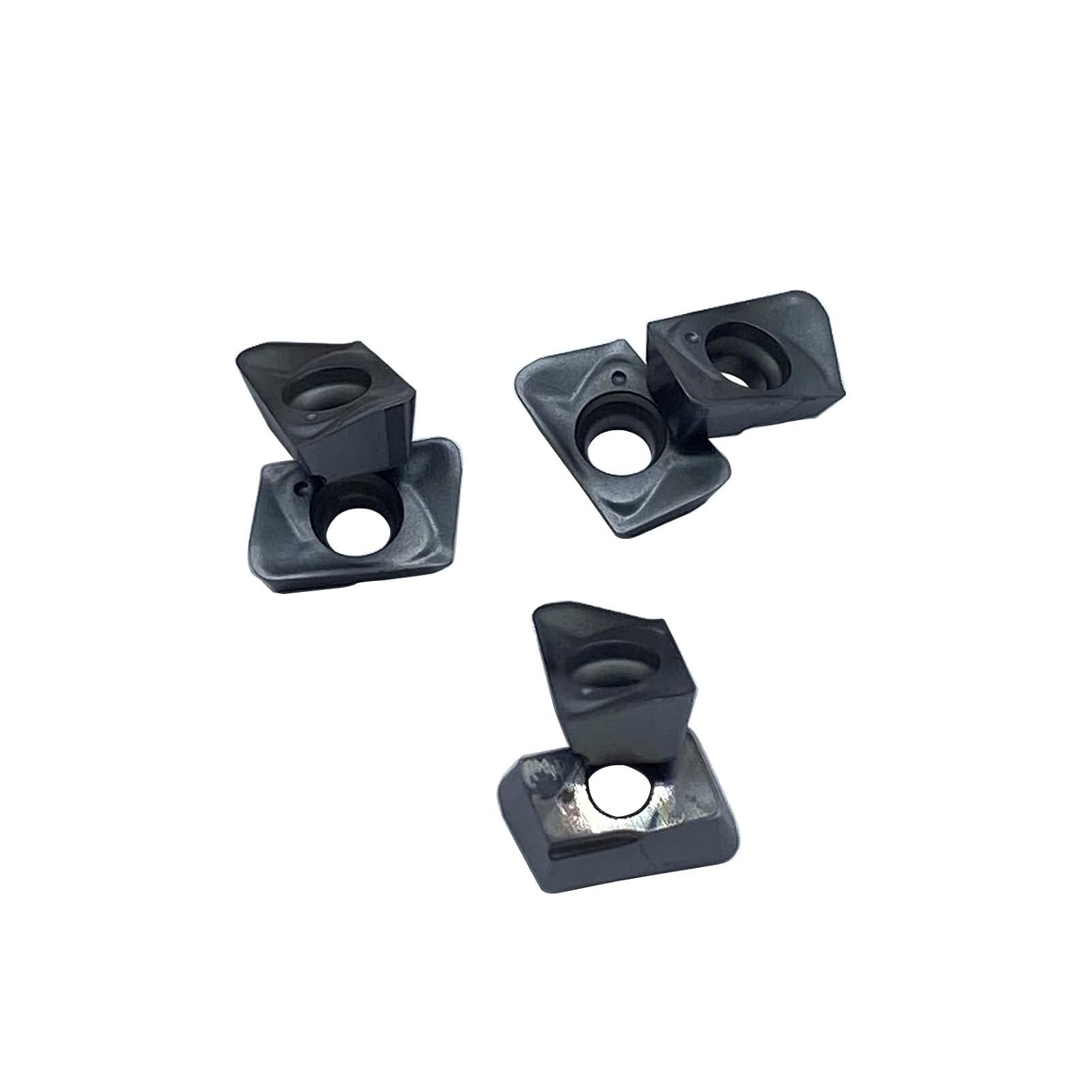 GBJ 10Pcs JDMT070208 ZM2125 Finishing milling Inserts for Hard Steel High Speed Carbide Inserts for Small-bore 90° Milling Holder (JDMT070208 ZM2125)