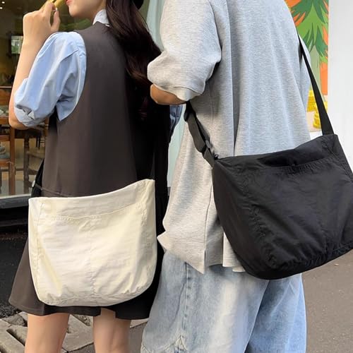 Lightweight Nylon Crossbody Purse Unisex Casual Waterproof Shoulder Sling Bag With Adjustable Wide Strap2