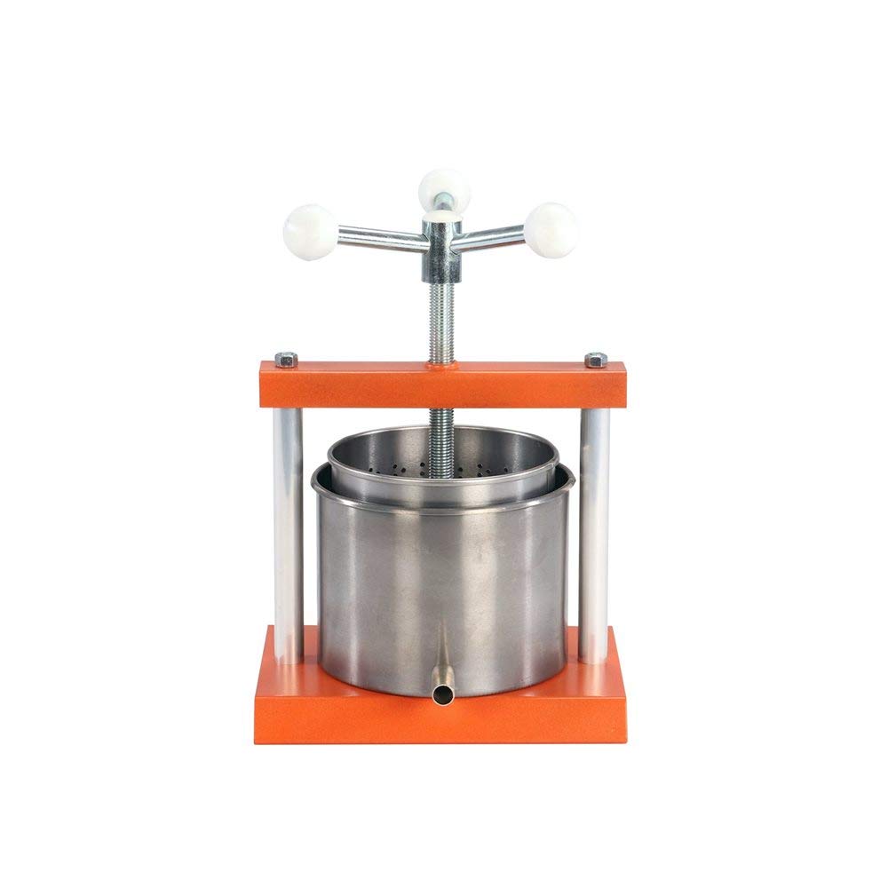 Pressoir de table inox à vis 4,9 litres - TOM PRESS