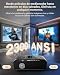 4K Beamer Ultra HD 2300 ANSI Tageslicht Projektor Heimkino HDR10 WiFi6 Bluetooth NFC Smart Android Beamers Autofokus/Trapezkorrektur HDMI ARC USB WLAN Streaming Apps Kino Gaming Film Indoor