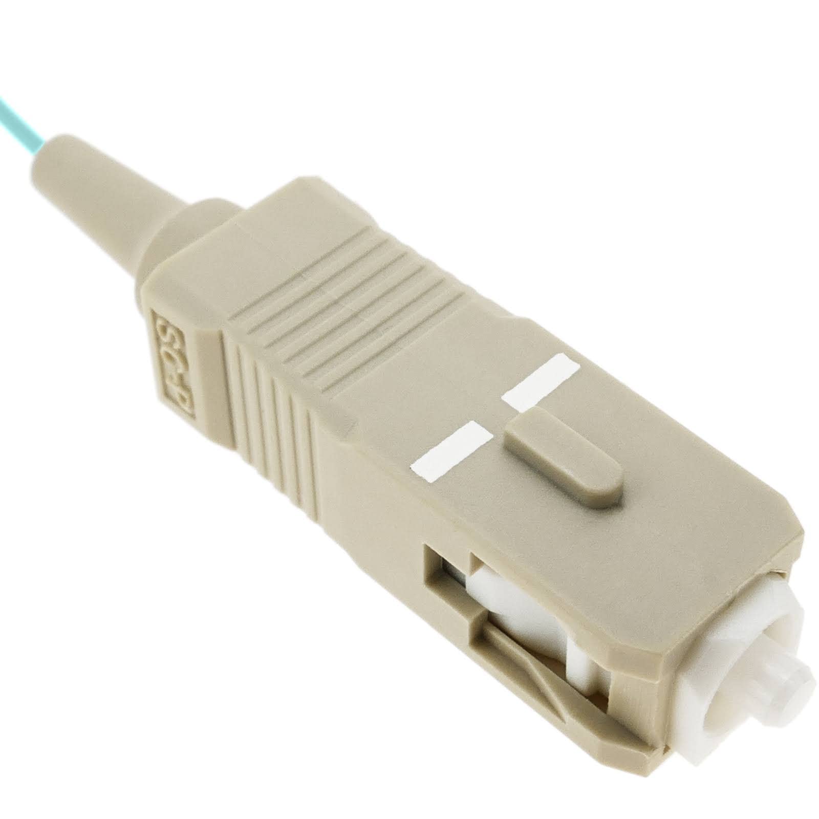 Techly Professional 024964 Set 12 Pigtail Fibre Optique Multimode OM4 SC 50/125 2 m Multicolore