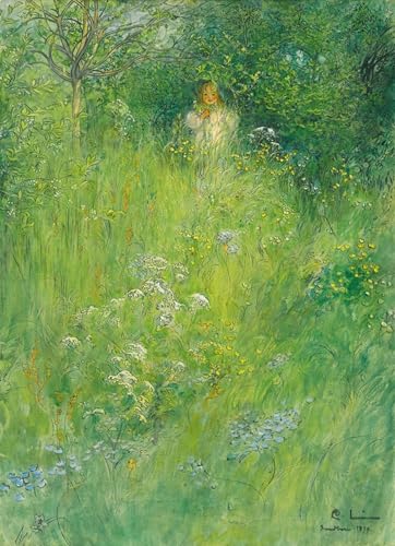 Art imprimé image peinture murale Carl Larsson 60x90cm tableau abstrait salon moderne