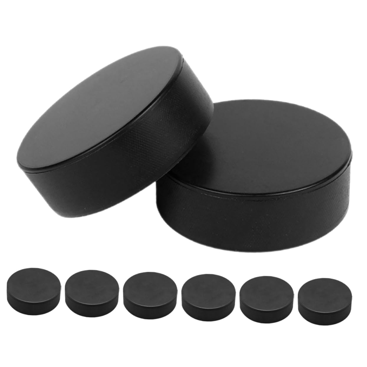 Mikikit 8pcs Pucks Air Hockey Pucks Ice Hockey Puck Air Hockey Puck Black