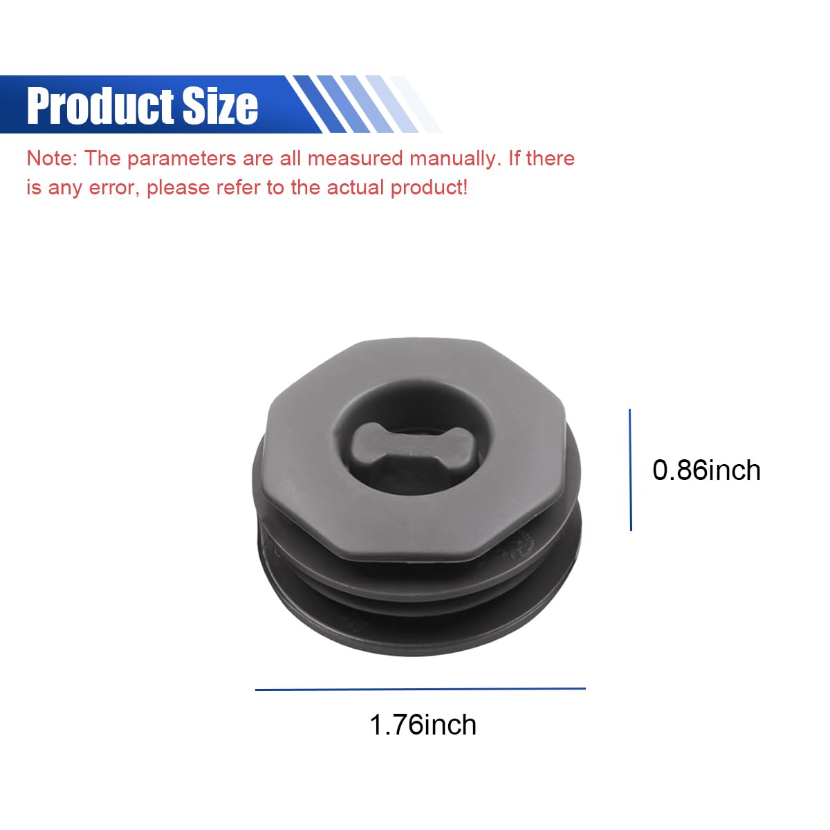5PCS Car Carpet Fixing Clips - Double Layer Car Interior Floor Mat Safety Non-Slip Fasteners Clips - Twist-Lock — view 2