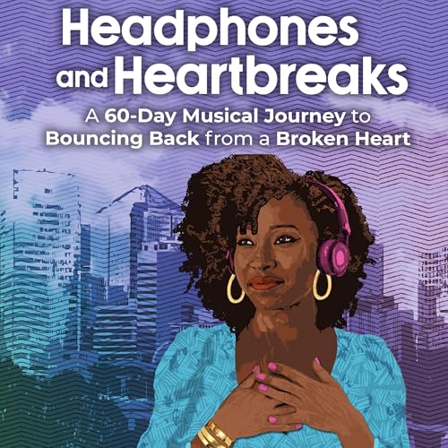 Diseño de la portada del título Headphones and Heartbreaks