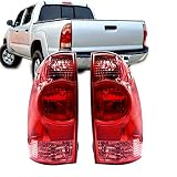 SEBLAFF 2-Pack LH+RH Tail Light Assembly Replacement for 2005-2015 Tacoma 81560-04150 81550-04150 Dr
