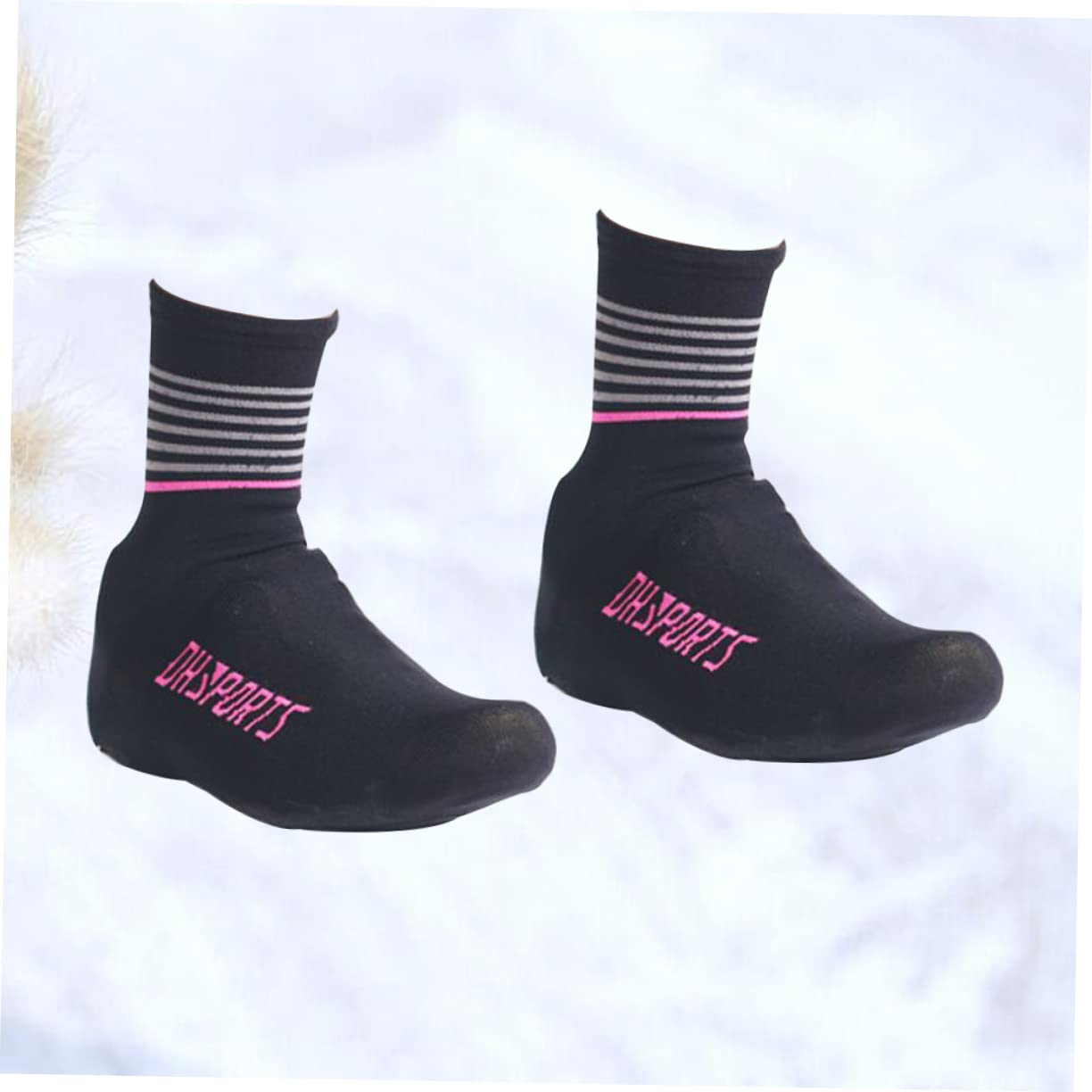UKCOCO Cubierta De Zapatos De Bicicleta Cubrezapatos De Bicicleta De Carretera Cubrezapatillas De Bicicleta De Carretera Cubrezapatillas De Ciclismo Cubiertas De Zapatos Black