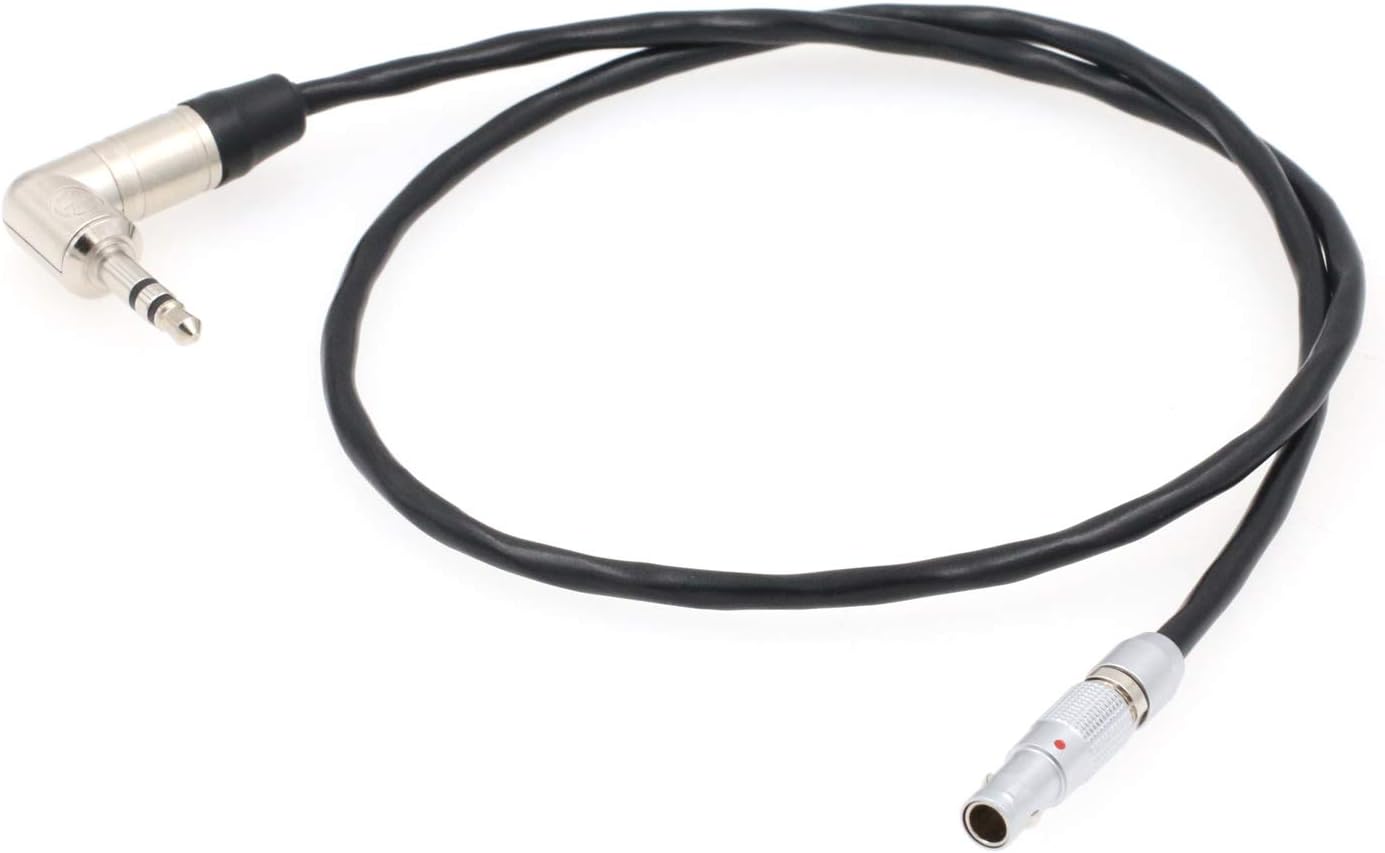 SZRMCC Tentacle Sync Zaxcom 3.5mm TRS to 00B 4 Pin Male Timecode Cable for RED Epic Scarlet DSMC2 Camera