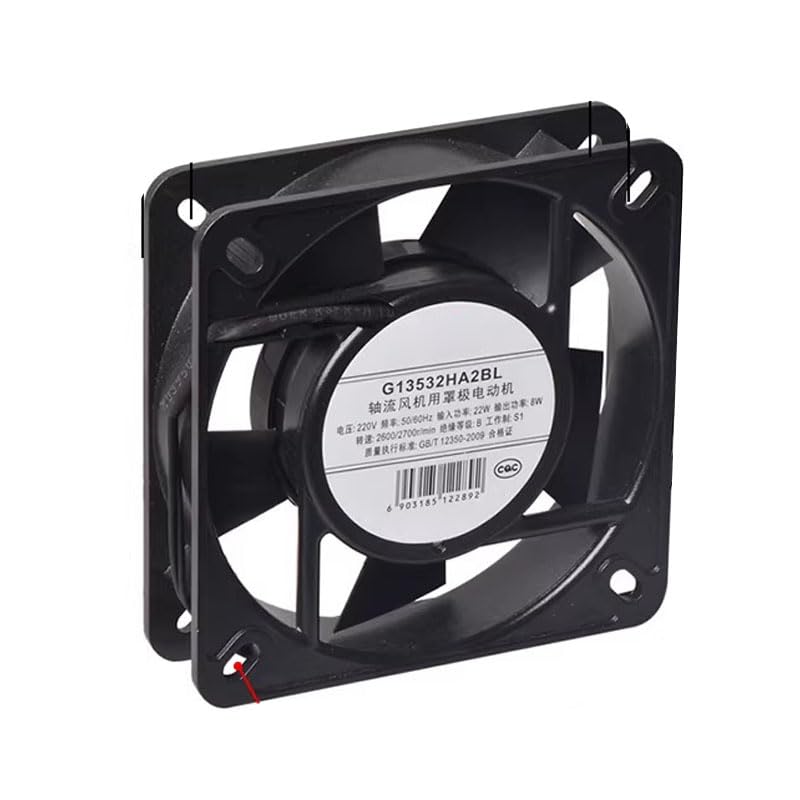 Ventilateur de refroidissement DELIXI G13532HA2BL contre la surchauffe des composants 220V