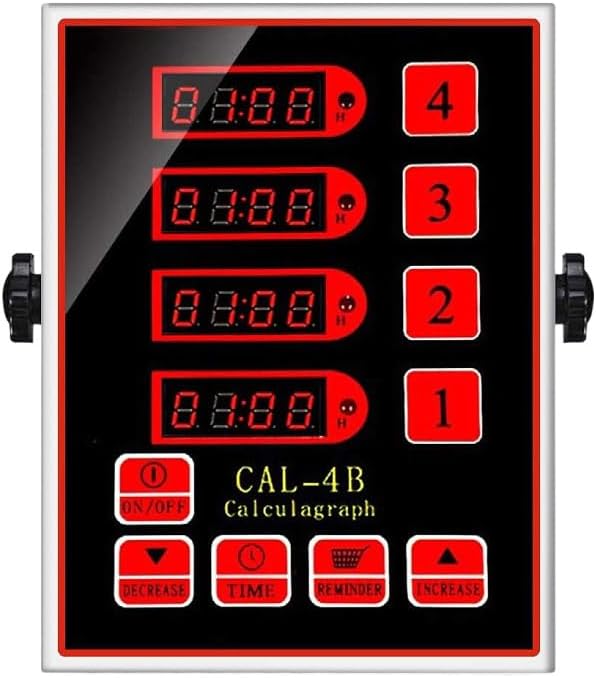 Commercial 4 Channel Kitchen Timers Restaurant