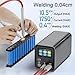 Portable 10KW Spot Welder with LCD Screen Adjustable Storage Triple Control Modes for Battery Pack Metal Sheet DIY Welding Tool