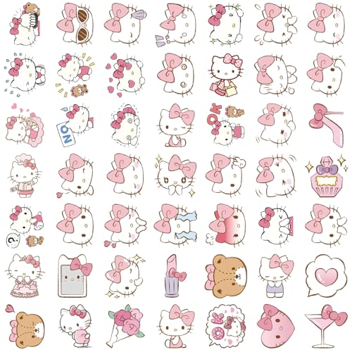 Autocollants Hello Kitty imperméables pour rénover et masquer les rayures
