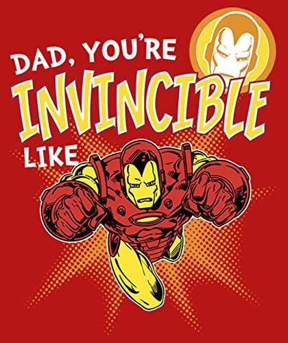 Marvel Invincible Like Dad t-shirt filles idée cadeau anniversaire original