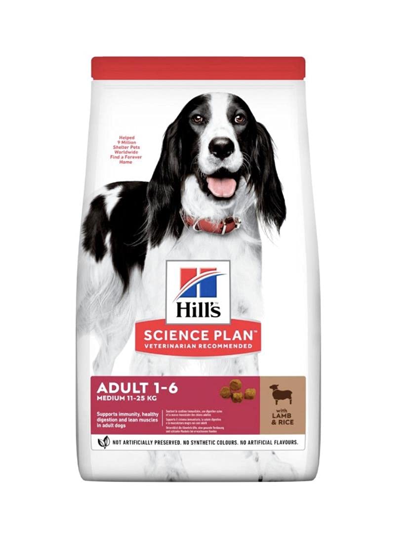 Hills Science Plan Adult Medium Dry Dog Food Lamb & Rice 14kg