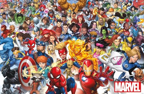 Trends International Marvel Comics - The Marvel Lineup 2023 Wall Poster cover