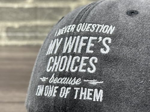 Image of Embroidered Adjustable Baseball Hat for Men Women, Washed Cotton | Premium Embroidery Design, Adjustable Metal Buckle Closure, Simple Lifestyle Wear