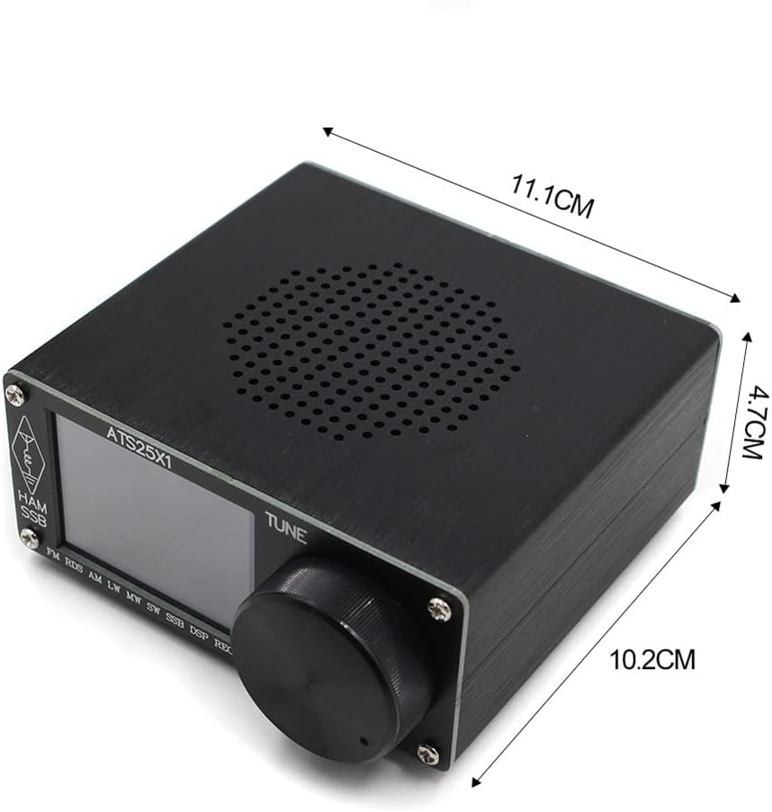 Original ATS25X1 Upgraded Version 2.4 "Color Touch Screen Si4732 chip Full Band Radio Receiver FM LW(MW and SW) and SSB
