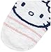 Hello Kitty girls Hello Kitty 5 Pack No Show Casual Sock, Assorted Pastel, 9 11 US
