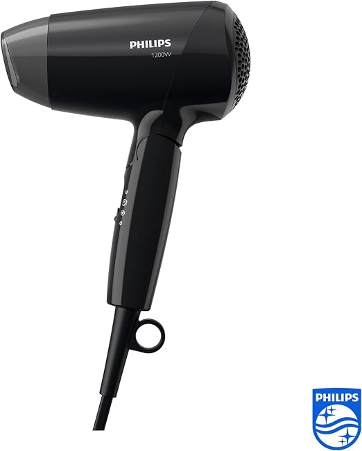 Philips Cura dei capelli Bhc00/0 Drycare Essentialcare Secador Compacto,  Potencia 1200 W, Negro : Amazon.es: Belleza