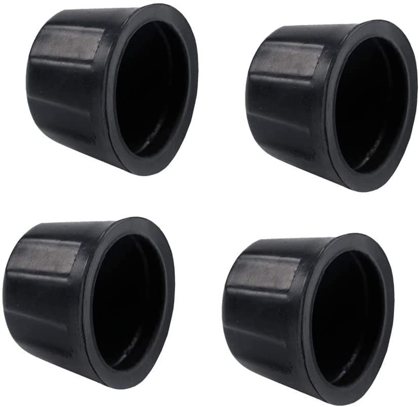 (4-Pack) Rubber Dust Cover Caps for ATV Quad Go-Kart Rims Wheels 110cc 125cc 250cc