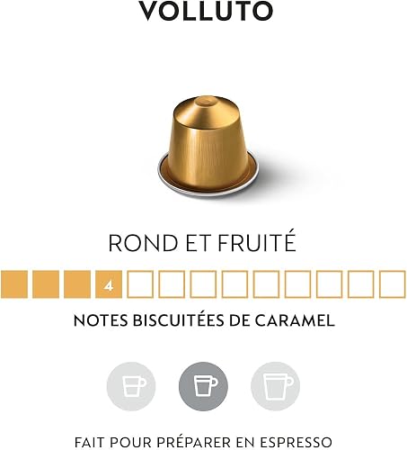 Nespresso Original – Bundle 200 Capsules de café Volluto – Intensité 4 – Pour Espresso & Cappuccino Recette Lait – (20 étuis de 10) - 2