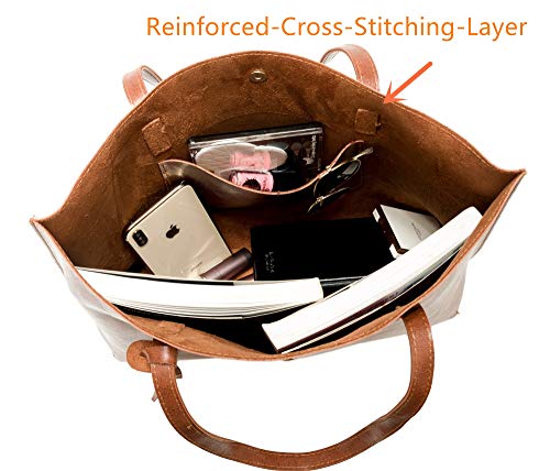 Image of Women Tote Bags Top Handle Satchel Handbags PU Faux Leather Tote Bag with Tassel Shoulder Purse