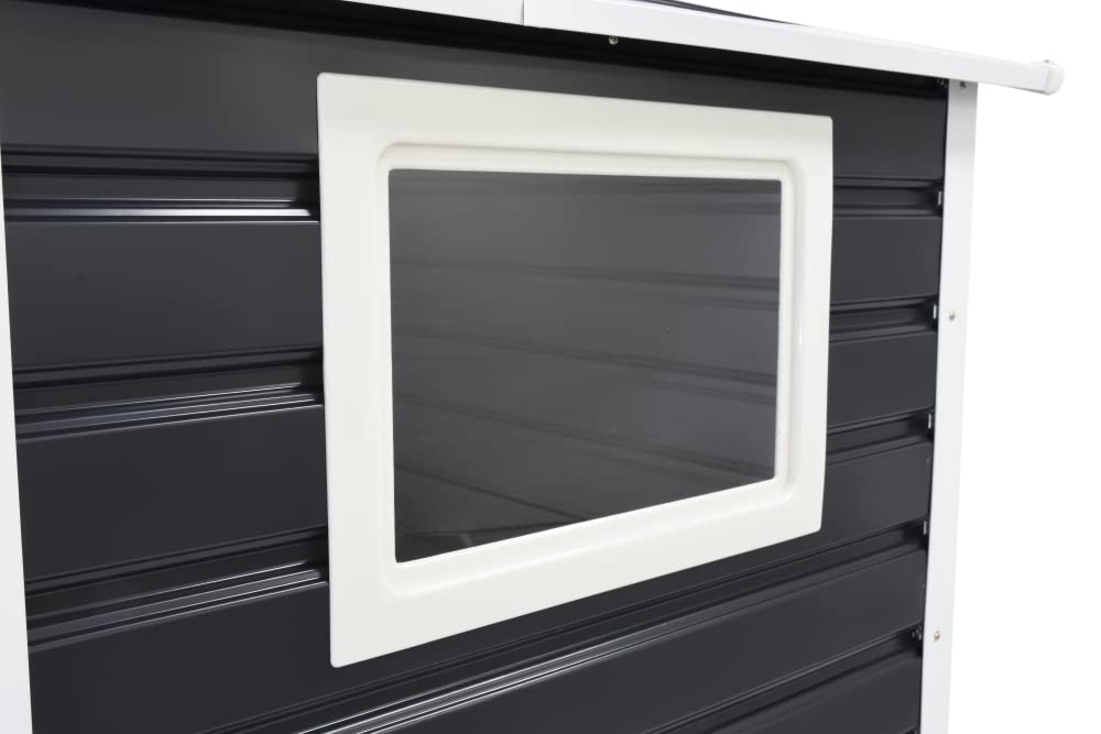 Casa de herramientas de metal Malmo 2,1 x 1,3 m Store Boss antracita
