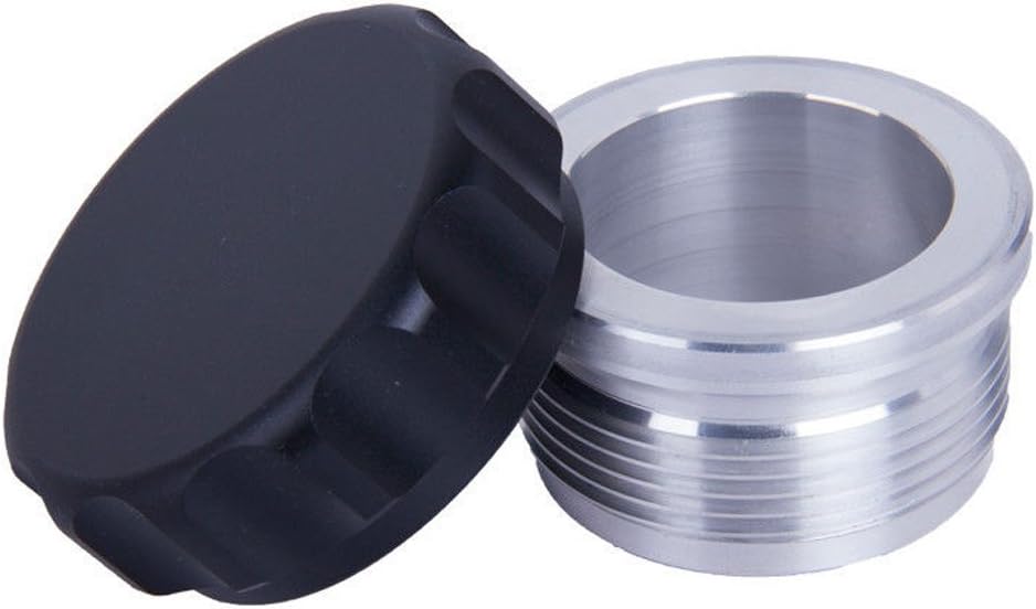 2inches Billet Aluminium Alloy Fuel Cap Weld On Filler Neck And Oil Tank Cap Black Color