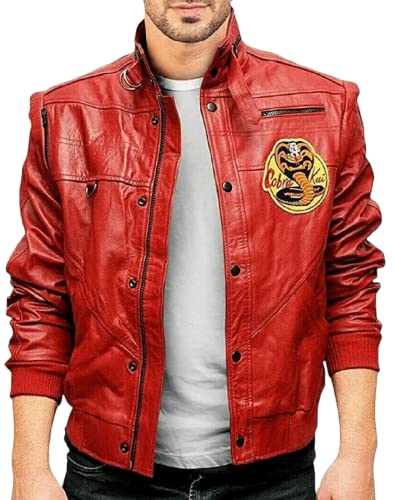 Johnny Lawrence Halloween Cosplay Faux Leather jacket |Karate Kid Leather Jacket