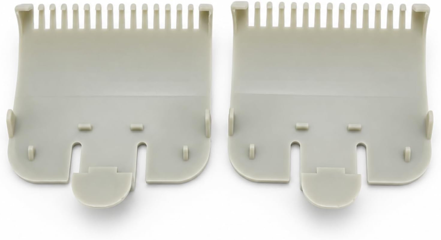 1.5mm Clipper Guard Replacement for Wahl, Grey Guide Comb #3137-101 (1/16"), 2 Pack, Compatible with Most Wahl Full Size Hair Clipper Blades