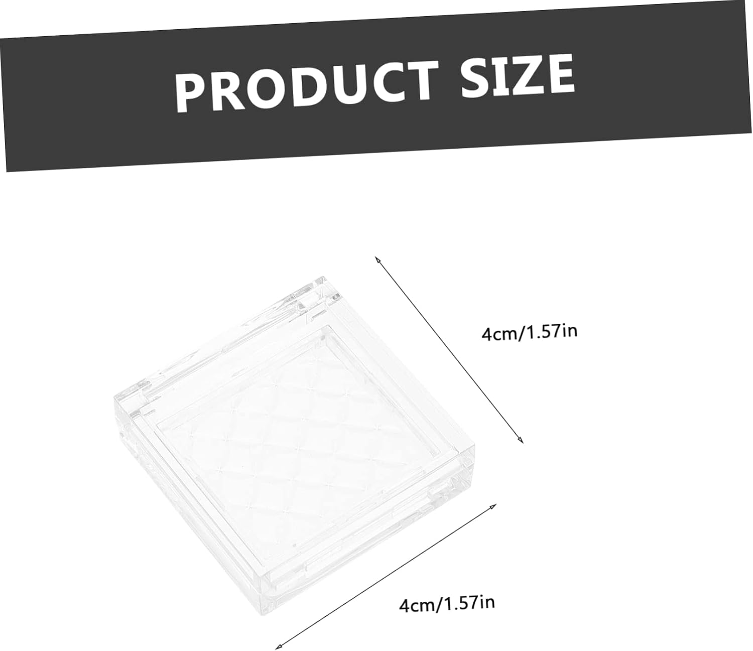 5pcs Diy Empty Highlighter Storage Boxes for Makeup Portable Lipstick Eyeshadow Cases Organizer Box Grid image 3