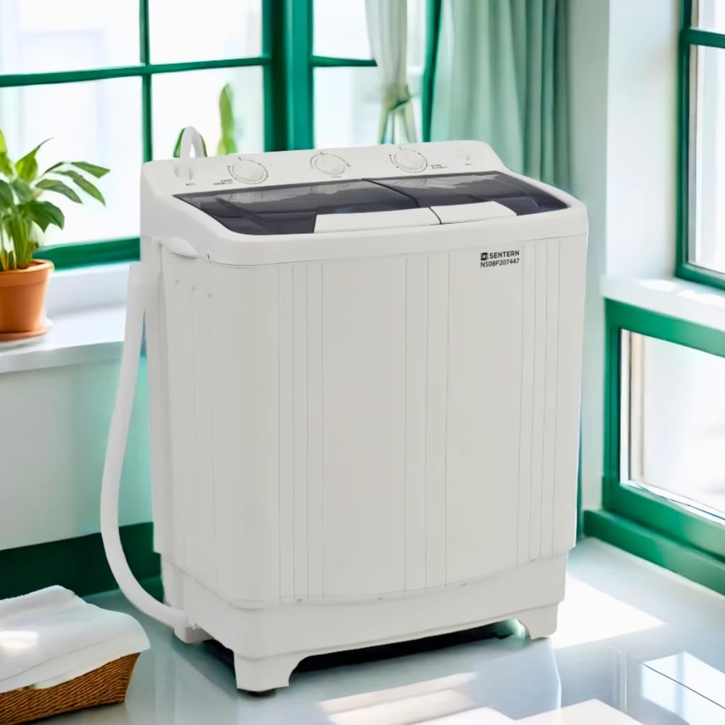 Amazon | 二槽式洗濯機 縦型洗濯機 洗濯6.5kg/脱水槽4kg 大容量