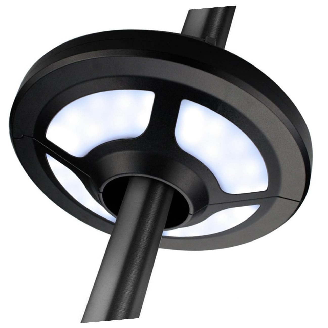Lampada Ombrellone LED da Campeggio Nera per Uso Outdoor