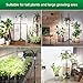 SANSI Grow Lights for Indoor Plants, 4 Head Dimmable 40W Full Spectrum LED Plant Lights, 21