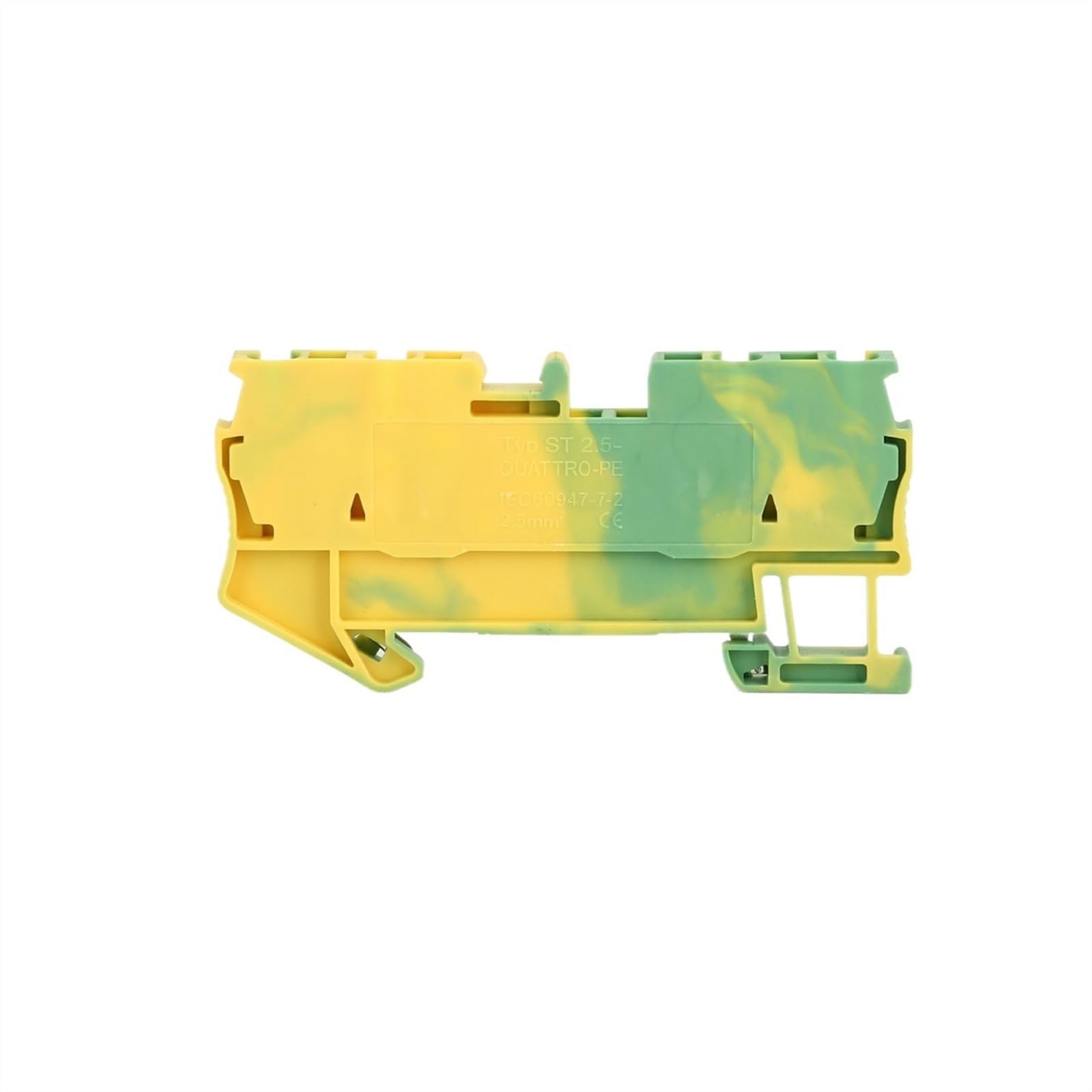 10 Pz ST2.5-QU-PE Connettore di Terra Filo Elettrico a molla 4 Conduttori Terra ST 2.5 QUATTRO PE Morsettiera su guida Din