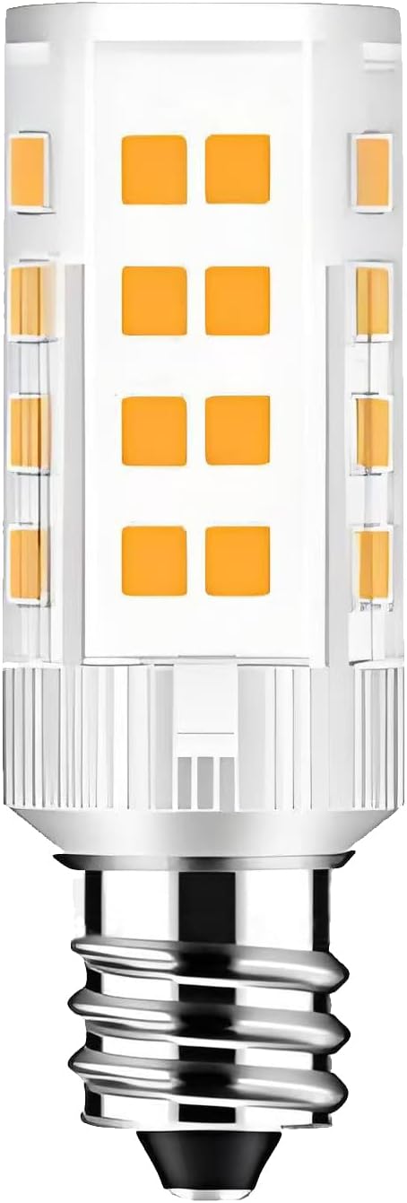 WE05X20431 LED Bulb WP22002263 4W 40W Equivalent, for Freezer, Refrigerator, Microwave, Range Vent Hood, Washer/Dryer Combo, 400Lumen, W10857122 Appliance Bulb AC100-130V (Warm White 3000K, 1Pack)