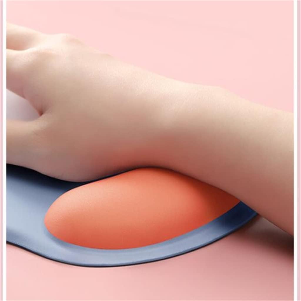 Pad Silicone Soft Anti Slip with Wrist Rest Support Mat for Computer Gaming Pc Laptop Solid Color