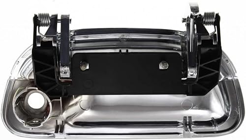 Miniatura 2 de KarParts360 Para Ford F-150 / F-250 Super Duty 1999-2007 - Manija de puerta trasera | Todo cromado | con orificio para llave | con cerradura de