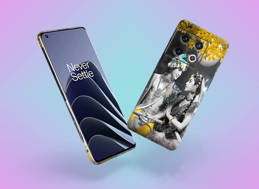 Image of Radha Krishna Vintage Skin Back Protector Film Ultra Thin Scratch Resistant Vinyl (Not Case and Cover) for OnePlus 10 Pro 5G