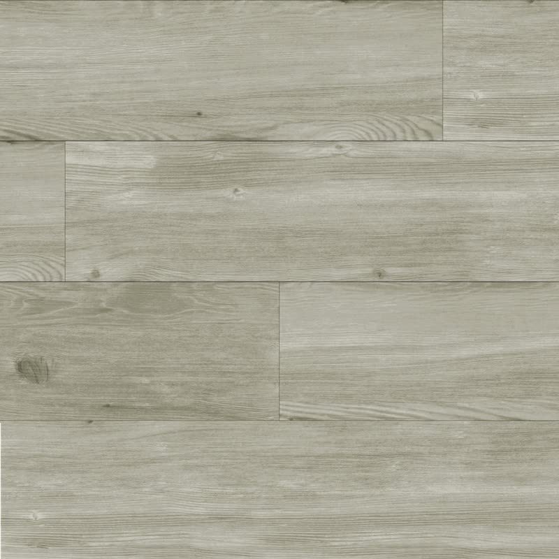 Miniatura 3 de Lucida Surfaces Azulejos de vinilo de lujo  Piso adhesivo para instalación de bricolaje  Tablón de muestra  GlueCore Pro  Gris cielo