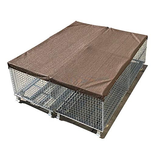 Alion Home Sun Block Dog Run & Pet Kennel Shade Cover - Hems & Grommets(Dog Kennel not Included) (10 - //coolthings.us