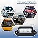 Ywdiml 2PCS Car LED License Plate Light, 12V-24V 6-SMD LED Vehicle License Plate Lamp Tail Light, Waterproof Automotive Courtesy Step Tag Lamp Accessories, Universal for Trucks Trailer Buses