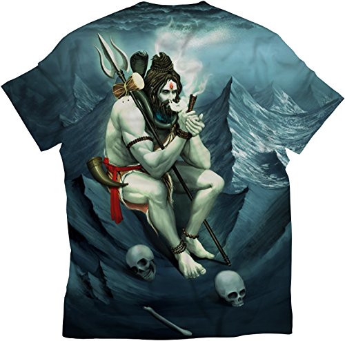 Image of Shiva, Krishna, Hanuman, Kali, Ram and Ravana, Ramayan, Bagavath Githa, Buddha Religious, Spiritual, Hindu Gods T-Shirts