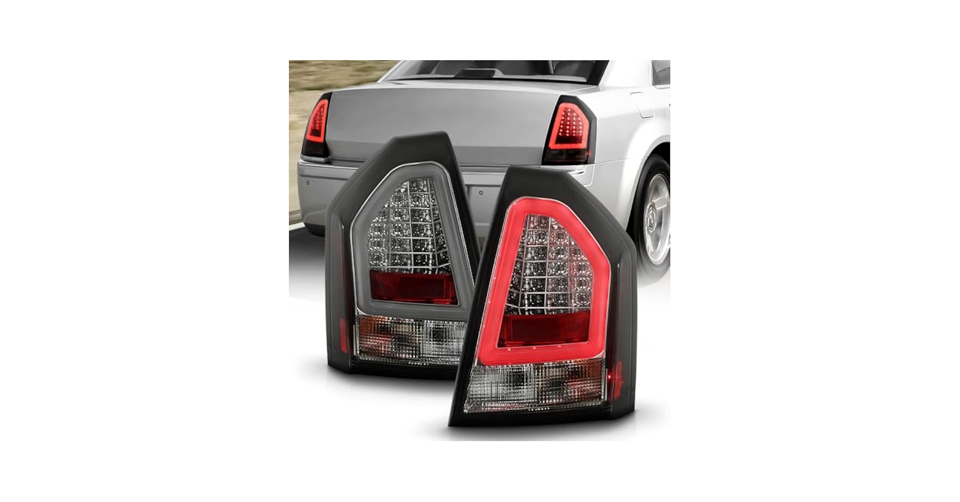 Amazon.com: ACANII - For 2005-2007 Chrysler 300C SRT Smoked
