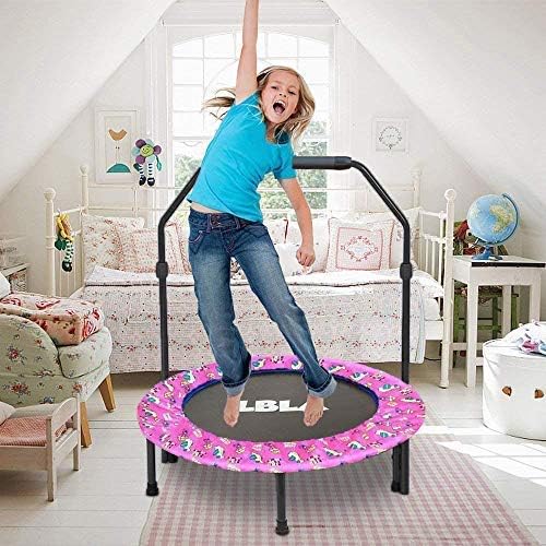 Mini Kids Trampoline 36inches for Indoor Outdoor Toddler Trampoline with Safety Handle 3 51PoVrTstjL. AC