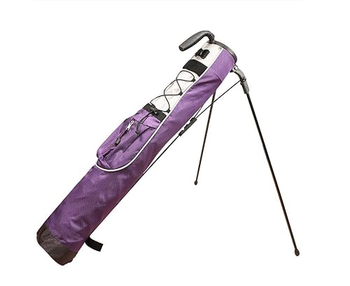 スタンドサブバッグ CONRAD 軽量 セルフスタンド ゴルフ クラブケース ポケット付き 6本