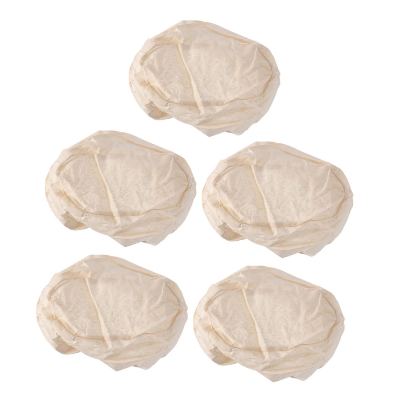 TOPBATHY 25 Teiliges Brotgärkörbchen Set Körbe Backkorbeinlagen Brotkorb Stoffbezug Teig Brot Backeinlage Backzubehör Sauerteigbrot Schüsselabdeckungen Küchenutensilientuch